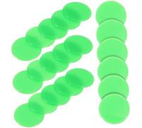 TOYANDONA 100 Piezas Fichas Sólidas de Bingo Color Verde Contadores para Educativos y Accesorios de Poker