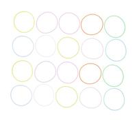 TOYANDONA 100 piezas Pulseras Silicona Fluorescentes para Fiestas Bandas Neón que Brillan la Oscuridad Accesorio Cómodo y Resistente para Mujeres para Eventos y Celebraciones