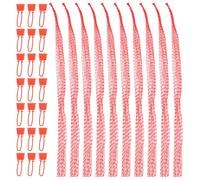 TOYANDONA 100 Piezas Reutilizables de Malla Roja para Almacenamiento de Patatas y Verduras Bolsas de Transpirables y Ligeras para Frutas Paquete de Unidades con Cierre de Malla Resistente