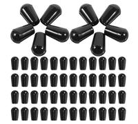 TOYANDONA 100 Piezas Tapones Protectores para Terminales de Ganchos Cubiertas para Puntas de Gancho Tapas de Antirrayaduras Seguridad para Cables y Alambres Uso Profesional y Doméstico