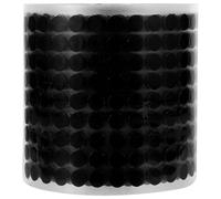 TOYANDONA 1000 Piezas Cinta Adhesiva de Gancho y Bucle Pegamento, Puntos Redondos Adhesivos Negros Transparentes, Almohadillas Adhesivas Fuertes para Fijar Alfombras, Cojines y Muebles