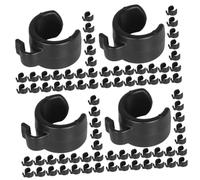 TOYANDONA 100piezas Abrazaderas Para Cable De Micrófono Soporte De Para Micrófono Clips De Cable Para Organización Compatible Trípodes y De Previene