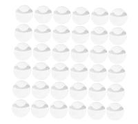 TOYANDONA 100piezas Estuche Protector Transparente para Insignias de Anticaídas Botones Redondos para Almacenamiento y Exhibición de Credenciales