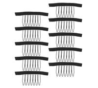 TOYANDONA 100piezas Peine Fijador de Peluca Pinzas Metálicas Invisibles Peines para Sujetar Pelucas Hacer Gorros y Peinar Pinzas Cabello Presión Cierre para Postizos