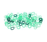 TOYANDONA 100piezas Verdes Lazos Cabello para Niñas Pequeñas Bandas Elásticas Cabello para Vacaciones y Escuela Accesorios de Peinado Suaves Daños