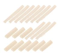 TOYANDONA 10pares Accesorios para Cejuelas de Guitarra Acústica Cejuela de Plástico Pre-ranurada Selleta para Cuerdas Reemplazo para Mantenimiento de Instrumentos