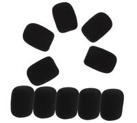 TOYANDONA 10piezas De Micrófono De Mano Parabrisas Protector Para Micrófonos Fácil De Instalar