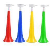 TOYANDONA 10piezas Juguete De Trompeta De Plástico Color Aleatorio para Animar Deportivos para Cumpleaños