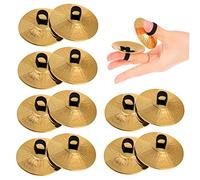 TOYANDONA 10piezas Mini Platillos De Dedo Para Danza Del Vientre y Adultos Instrumentos Musicales Para Crótalos