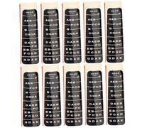 TOYANDONA 10piezas Pegatinas De Escala De Violín Pegatina Notas Violin Guía Para Principiantes