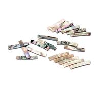 TOYANDONA 10piezas Tiras De Filete De Guitarra Unidades De Ribete Abulón Para Reparación De Instrumentos