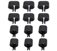 TOYANDONA 12 Abrazaderas de Plástico para Muebles de Ratán, Clips de Fijación para Sillas y Sofás de Mimbre de Exterior, Resistentes al Calor, para Muebles de Terraza y Jardín