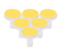 TOYANDONA 12 Cabezales de Repuesto Amarillos para Pulidor de Uñas Eléctrica para Adultos Accesorios Duraderos Compatibles Recambio para Recortadora de Uñas Uso Profesional y Doméstico