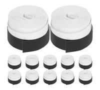 TOYANDONA 12 Cintas de Agarre para Raqueta Deportivas de Color, Sobregrip Elástico Perforado Antideslizante para Tenis, Bádminton y Ping Pong, Absorción de Sudor para Mayor Control