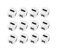 TOYANDONA 12 Piezas Dados Educativos de Matemáticas para Acrílicas con Signos Resta Multiplicación y División Material Duradero y Seguro para Aprendizaje Divertido Casa y Escuela