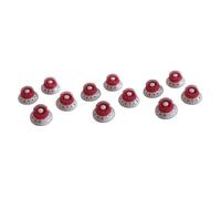 TOYANDONA 12 Piezas De Perillas De Guitarra Eléctrica Potenciómetro De Botón Giratorio Perilla De Latón Tipo Tornillo De Bajo Perillas De Control De Tono De Volumen Perillas De Control De