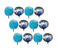 TOYANDONA 12 Piezas Globos de Globo Terráqueo de Esfera con Mapa Decoración Ligera para Fiestas de Cumpleaños Temáticas de Viaje y Día Tierra