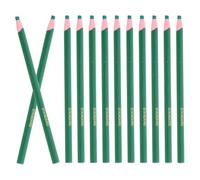 TOYANDONA 12 Piezas Lápices de Cera para Marcar Telas, Lápices de Colores Portátiles Verdes, Trazado Preciso, sin Afilar, para Diseño de Moda y Patronaje