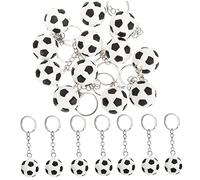 TOYANDONA 12 Piezas Llaveros de Fútbol de Decoración Colgante para Claves de Fiesta de Fútbol Perfectos para Fans del Deporte