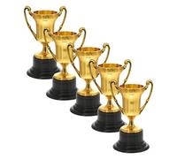 TOYANDONA 12 Piezas Mini Trofeos de Plástico para Pequeñas Copas de Premio para Jardín de Infancia Decoración de Fiesta y Recompensas Concursos