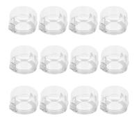 TOYANDONA 12 Piezas Protector Plástico Perillas Estufa de Resistente en Gas al Calor y Seguridad Mascotas Espacios de Cocina Frecuentes