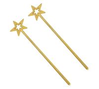 TOYANDONA 12 Piezas Varita Mágica de Plástico, Ligera y Brillante para | Accesorio Mágico para Fiestas y Fotos, Diseño Estrellado Brillo, Estilo Mágico para Niñas