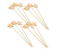 TOYANDONA 12 Piezas Varita mágica Toys Manualidades Madera Kit de Manualidades con Varita de Princesa varitas de Hadas de Madera sin terminar Varita Estrella varitas de Hada Estrella