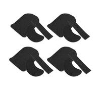 TOYANDONA 12 Protectores Autoadhesivos para Espinilleras de Esquí y Snowboard, Almohadillas de Algodón para Botas, Amortiguación Ergonómica y Ajuste Antideslizante para Deportes de