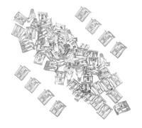 TOYANDONA 120 Piezas Clips de Retención Metálicos en Forma Molduras Interiores y Consola Central de Automóvil, Resistentes al Desgaste y Eliminan Ruidos en Montaje Interior
