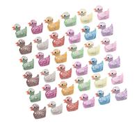 TOYANDONA 120 Piezas Mini de Resina Brillantes Decoración para Acuarios y Casas de Muñecas Accesorios Coloridos para Manualidades y Proyectos Escolares