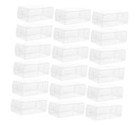 TOYANDONA 120piezas Cajas Transparentes Para Almacenamiento De Mini Coches Protección y Exhibición De Coleccionables Organizador Práctico Para Joyería y Artículos Pequeños