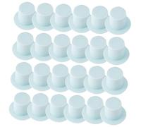 TOYANDONA 120piezas Mini Top Hats Para Manualidades Diy Mini Sombreros Decorativos Para Fiestas y Fotografía De Muñecas Accesorios De Bricolaje Navideños