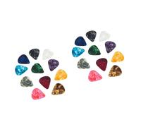 TOYANDONA 120piezas Púas De Guitarra Corazón Coloridas Para Guitarra Bajo Ukulele y Banjo Grosor