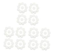 TOYANDONA 120piezas Tapones De Silicona Para Flauta Abierta Cubiertas De Orificio De Sonido Accesorios De Repuesto Para Flautas Blanco