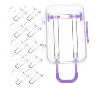 TOYANDONA 12piezas Caja de Embalaje Ruedas Creativa Transparente para Bodas Fiestas y Decoraciones Únicas Paquete