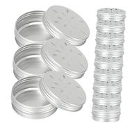 TOYANDONA 12piezas Contenedor De Entrenamiento Olfativo para Perros De Aluminio Tapa Perforada para Detección y Trabajo Canino Caza y Búsqueda