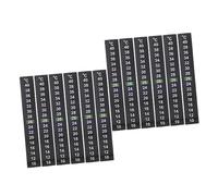TOYANDONA 12piezas Pegatina De Temperatura para Pecera LCD Adhesiva para Acuario para Monitorizar Temperatura De Peces