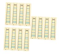 TOYANDONA 12piezas Pegatinas Para Diapasón De Violín Etiquetas De Posición De Dedos Para Principiantes Material Duradero y Fácil De Usar Indicadores Claros De Notas Musicales