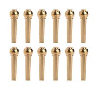 TOYANDONA 12piezas Pines De Puente De Guitarra Accesorios Para Guitarras Acústicas y Eléctricas Clavijas De Fijación De Cuerdas Herramientas Prácticas Para Músicos
