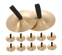 TOYANDONA 12piezas Platillos Infantiles De Dedo Para Clases De Música Instrumento De Percusión Para Bailarinas Equipo De Instrumentos Musicales