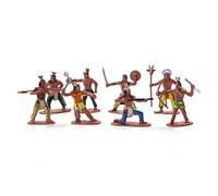 TOYANDONA 13 piezas Figuras Modelo Juguetes Cowboys Indian Figuras Juego Wild West Cowboys Indian Toys Plastic Native Figuras Modelo Decoraciones Kit Miniatura Figura de Acción