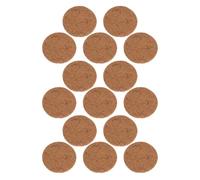 TOYANDONA 15 Almohadillas Naturales para Nido de Paloma de Fibra de Coco Marrón, Resistentes y Protectoras para Huevos, Ideales para Anidación y Lecho de Cría de Aves