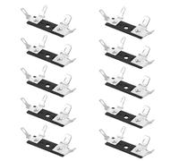 TOYANDONA 15 Conector de Terminal Estéreo Placa de Conexión de Liberación por Presión para Altavoces y Amplificadores Tornillos y Tuercas para Uso en Aplicaciones de Sonido en Exteriores
