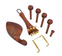 TOYANDONA 15 piezas Accesorios de Violín con Mentonera Abrazaderas Clavijas y Endpin Resistentes Diseño Elegante para Violines de Alta Gama