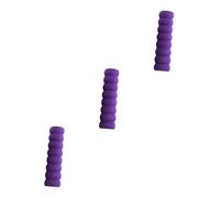 TOYANDONA 15 Piezas Palancas De Puerta Manija De La Puerta Mango Cubre Aparato De Cocina Perillas De Puertas De Seguridad Cubre Pomo De La Puerta Niño Púrpura Espiral Protector
