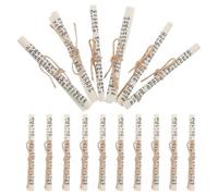 TOYANDONA 16 Pergaminos de Bendición Puerta Mitzvá Kosher, Rollos de Mezuzá Hebreos en Papel Resistente para Decoración Judía del Hogar y Regalos Religiosos, 16 Piezas