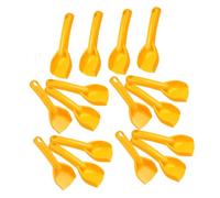 TOYANDONA 16 Piezas Mini Palas de Playa para Excavadoras de Arena y Jardín de Plástico Naranja para Aire y Fiesta Infantil