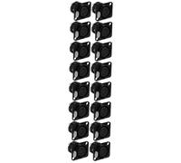 TOYANDONA 16piezas Conector De Panel XLR para Micrófono Adaptador De Pines Conector De Audio para Instalación De Unidades para Grabación y Presentaciones