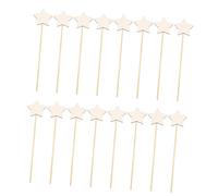 TOYANDONA 16piezas Varitas De Hada Para Pintar Accesorios Creativos Para Manualidades De Graffiti Varitas De Madera Para Fiestas y Cumpleaños