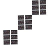 TOYANDONA 18 Hojas Pegatinas De Escala Ukelele Bajo Diapasón De Guitarra Pegatinas Calcomanías De Vinilo Para Diapasón Escala De Ukelele Pegatinas Etiqueta Introductoria Del Diapasón